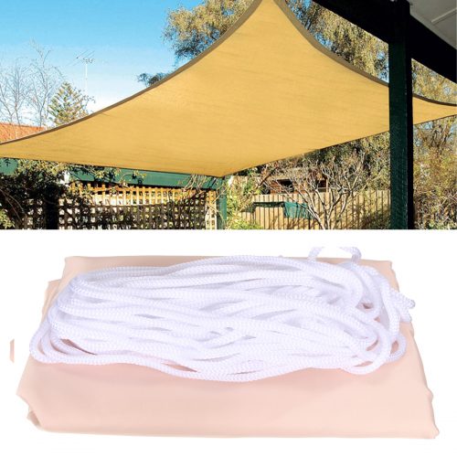 2.5x2.5M Top Sun Shade Sail Shelter Outdoor Garden Patio Car Cover Awning Canopy