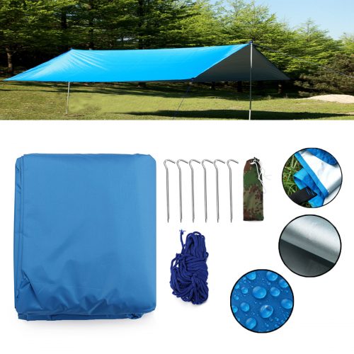 Outdoor Camping Waterproof Tarp Sunshade Awning Canopy Beach Tent Cover Sun Shelter